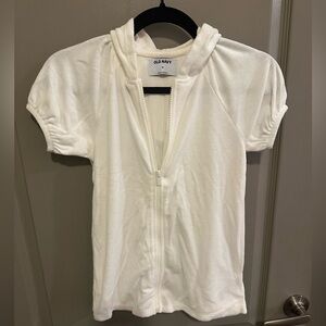 Old Navy Kids Terrycloth white coverup